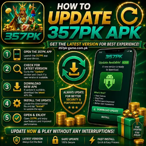 How to update 357PK APK
