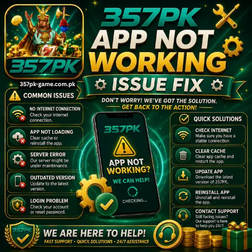 357PK App Not Working